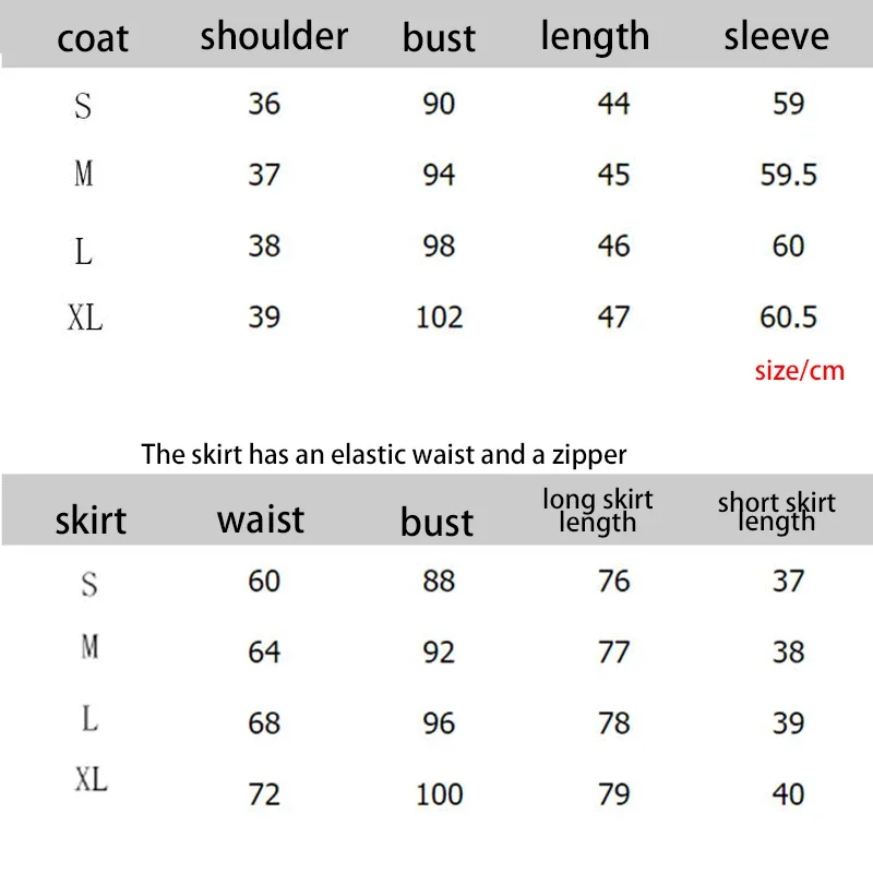 Xgoth Women Two-piece Non-pilling Cashmere Tweed Plushing Long Sleeve Short Blazer Coat Elegant High Waist Half Skirt Set