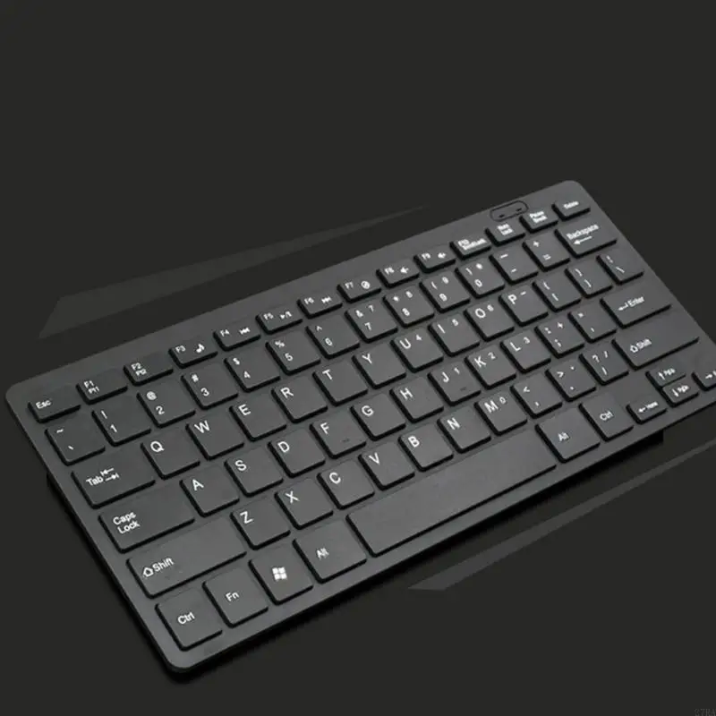 

27RA Wireds USB Mini Keyboards 78Key Thin Keyboards Ergonomic Portable Keyboards