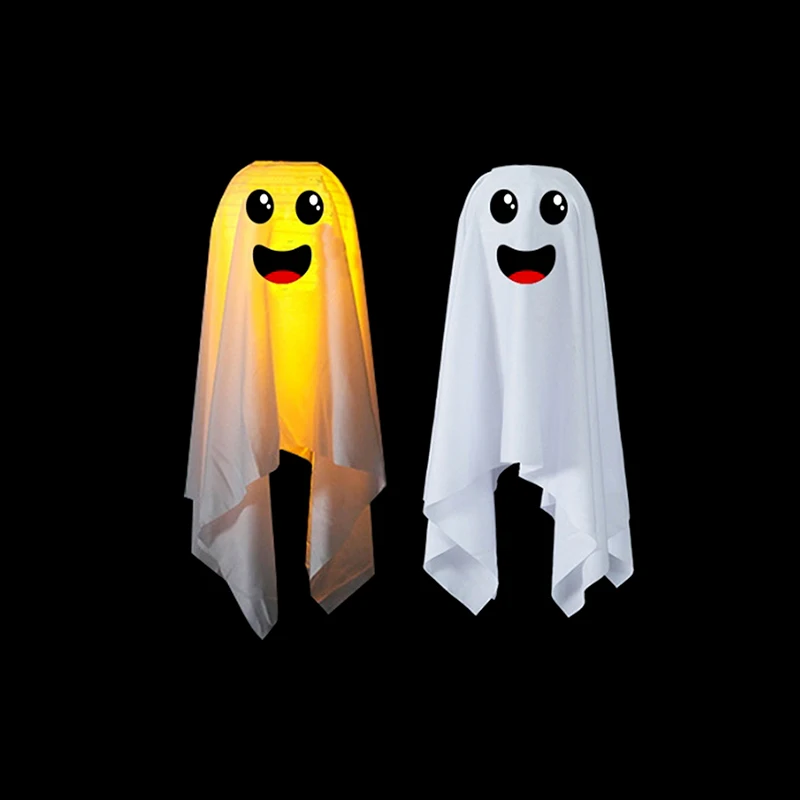 Halloween Light Up Ghosts Yard Ornament Battery Ghost Halloween Decor With Light