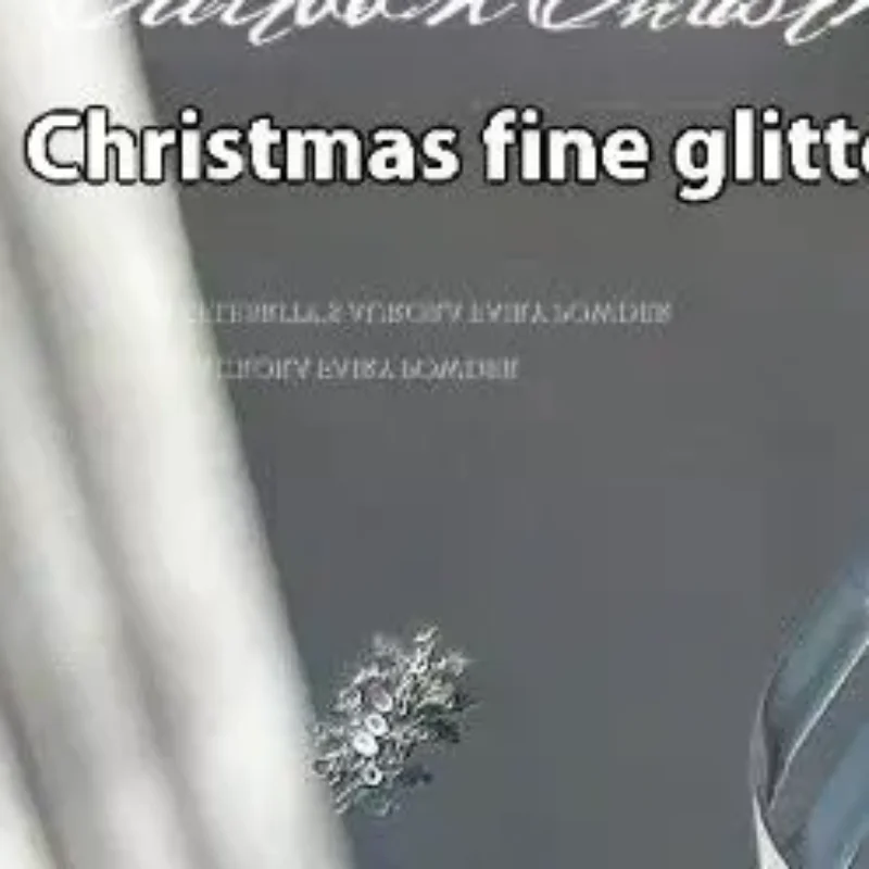 رقاقات الثلج الشتوية مسمار الترتر تألق رقائق عيد الميلاد Spangles مسمار الفن لاصقة تزيين نصائح مسمار سحر مانيكير صالون #1