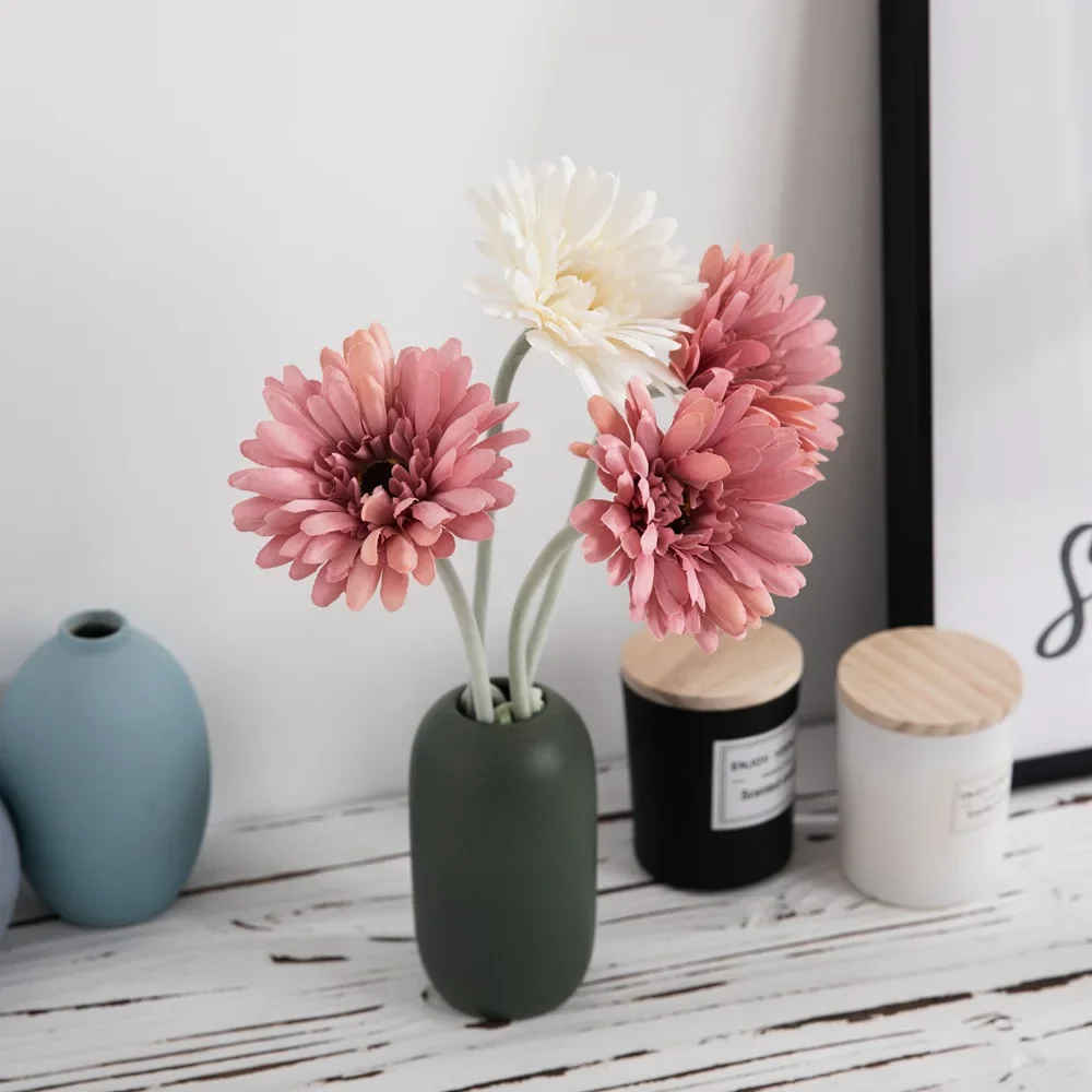 55cm słonecznik kwiat Gerbera sztuczne kwiat Gerbera kwiatowa dekoracja ślubna sztuczny kwiat sztuczna roślina do dekoracji domu