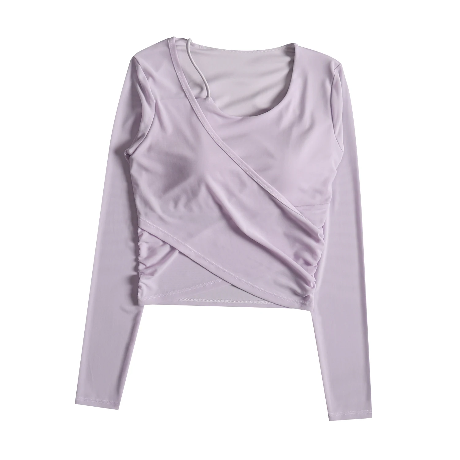 ملابس يوجا جديدة للسيدات بأكمام طويلة للتدريب على الجري عالية المظهر لخريف 2025 ملابس رياضية ضيقة للتخسيس واللياقة البدنية #5