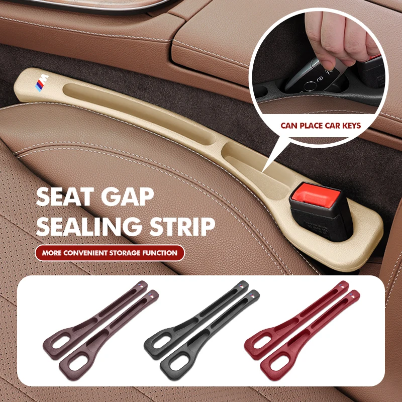 Car Seat Side Gap Filling Leak Plug Trim Strip Storage Box For BMW E30 E34 E36 E39 E46 E52 E53 E60 E61 E62 E70 E71 E83