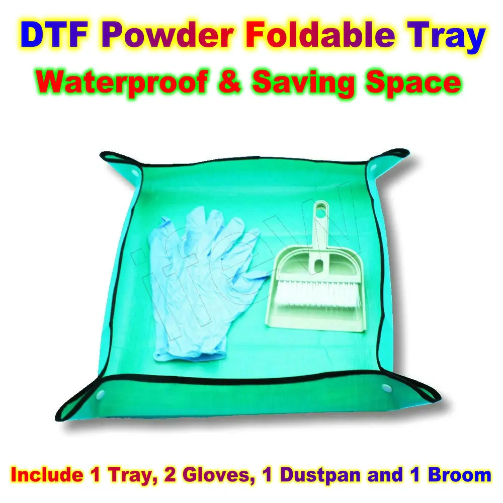 DTF Powder Tray Foldable Powder Collection Tool Kit Set Hot Melt Powder Shake Collector DTF PET Film A3 A4 Adhesive Holder Kits