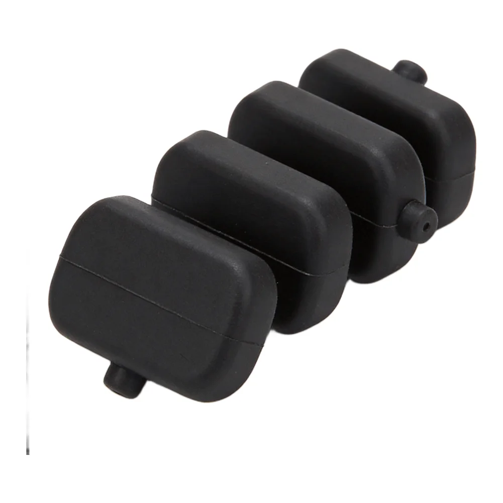 Air Fryer Bumpers 250℃ Heat Resistant 4 Pcs / 8 Pcs Accessories Anti-scratch Black Parts Replacement Brand New