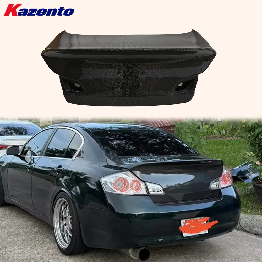 

For Infiniti G37 4 Door Honeycomb Carbon Dcuktail Style Rear Trunk Boot Lid
