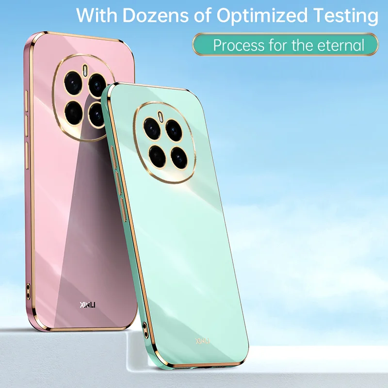 Funda de teléfono chapada de lujo para Honor Magic3 Pro 4 Lite 5G 5 Ultimate 6 7, funda suave de silicona a prueba de golpes, funda trasera