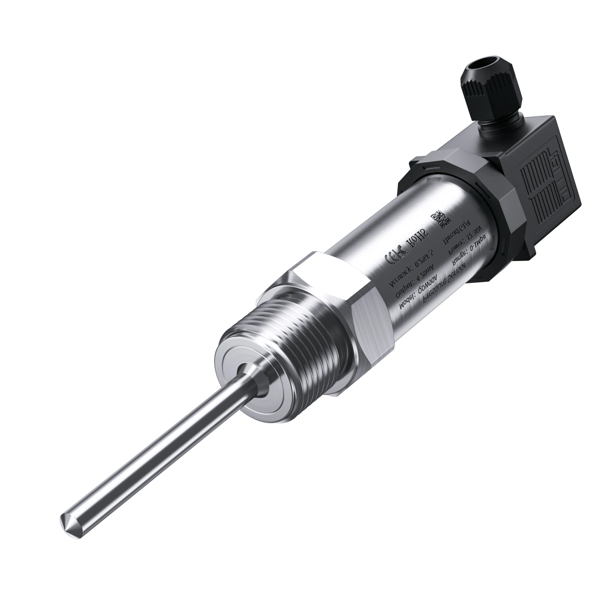 PT100 200C 300C Temperature Sensor 4-20mA 0-10V 0-5V RS485 Temperature Transmitter DC 24V Hirschmann Temperature Transmitter