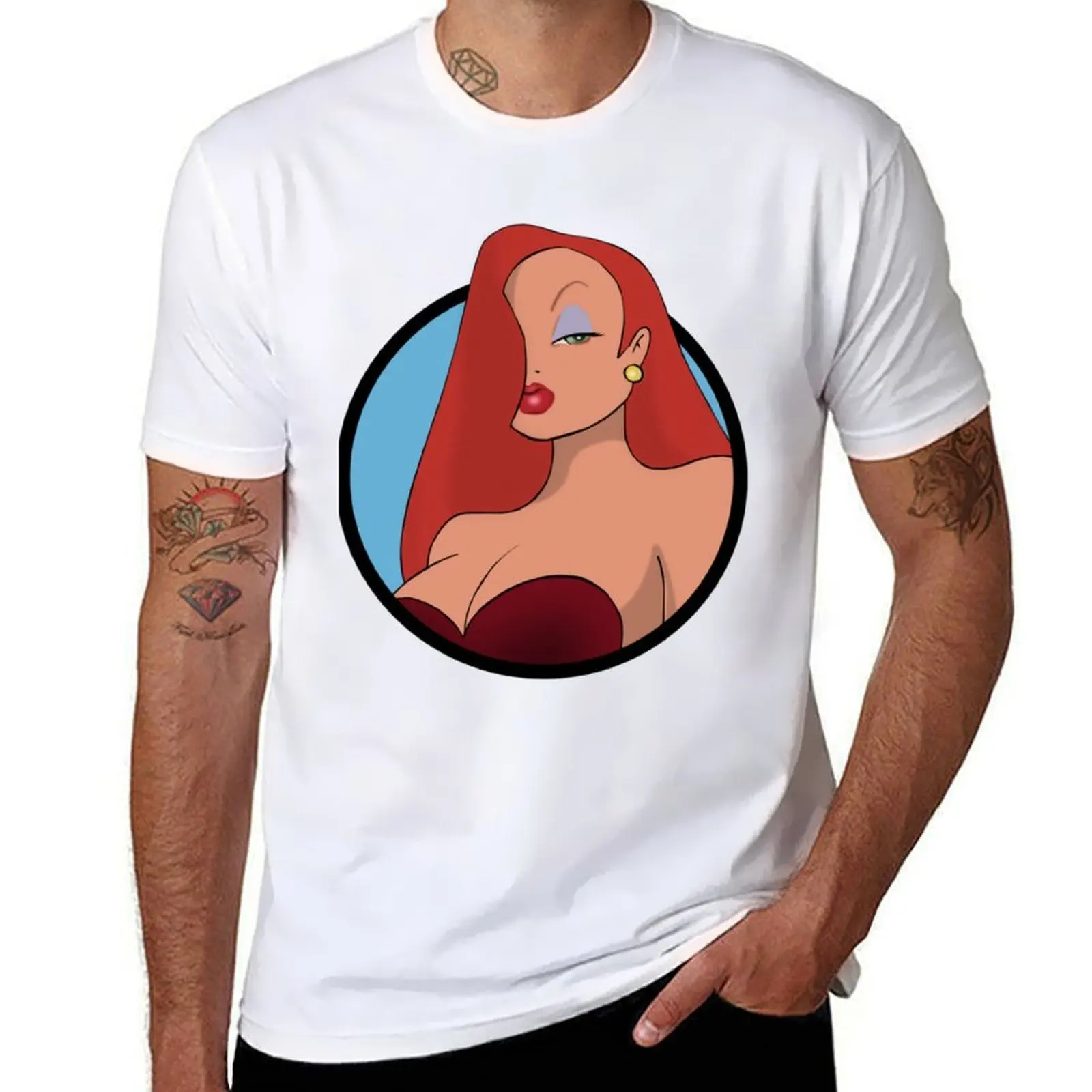

Jessica Rabbit T-Shirt t shirts for man graphic vintage t shirts for man pack cotton T-Shirt
