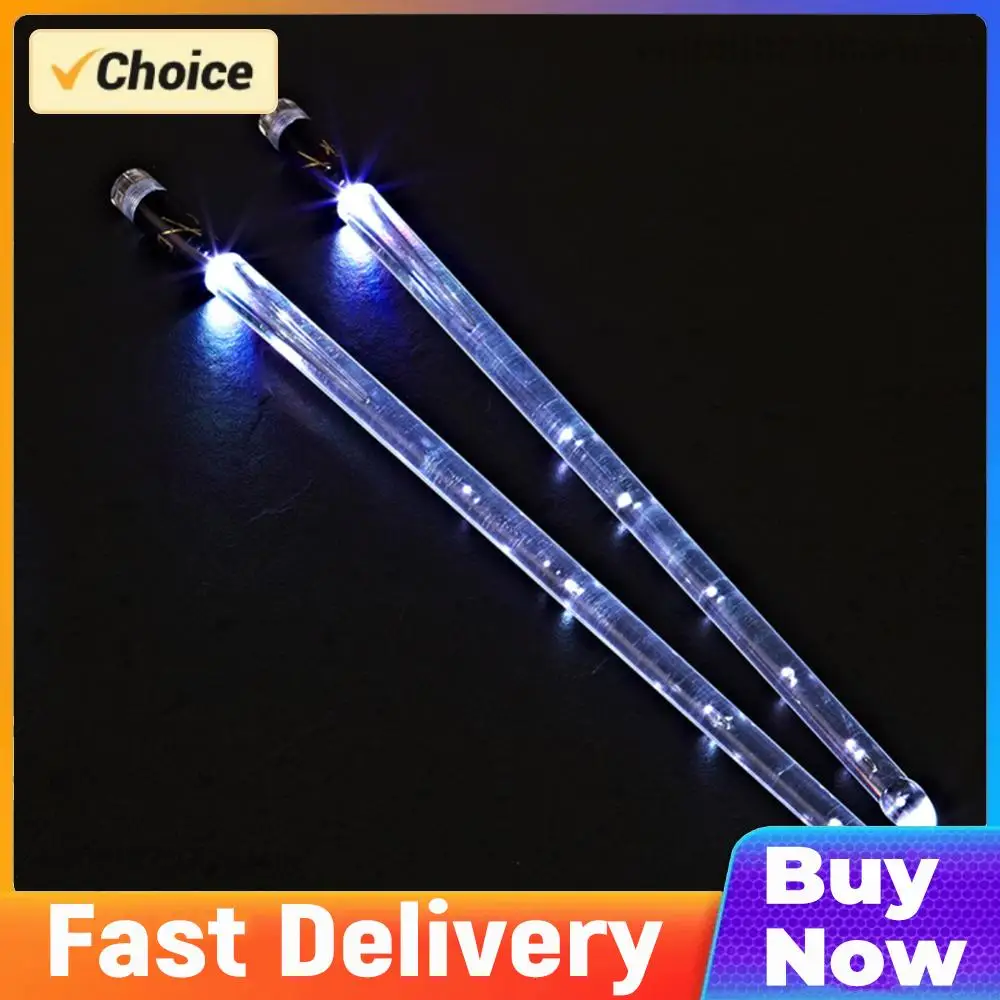 LED Light Up Drum Sticks 15 Color Changing Plastic Drum Sticks Rechargeable Professional Cool Drumsticks for Adults Drummers