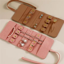 Jewelry Storage Bag Travel Portable Jewelry Organizer Foldable Case For Bracelet Ring Necklaces Earring Travel Protect Bags