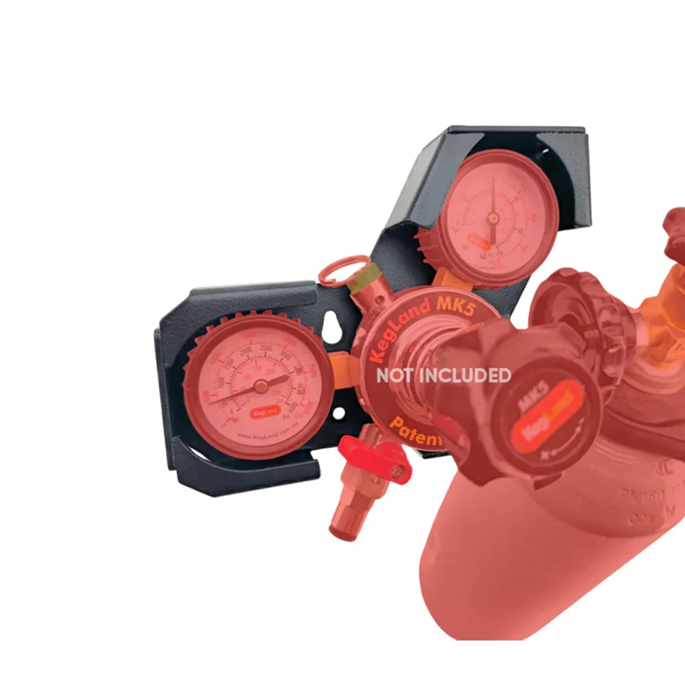KegLand MK4 and MK5 Regulator Black Guard Heavy Duty Stainless Regulator Hold Home Brewing