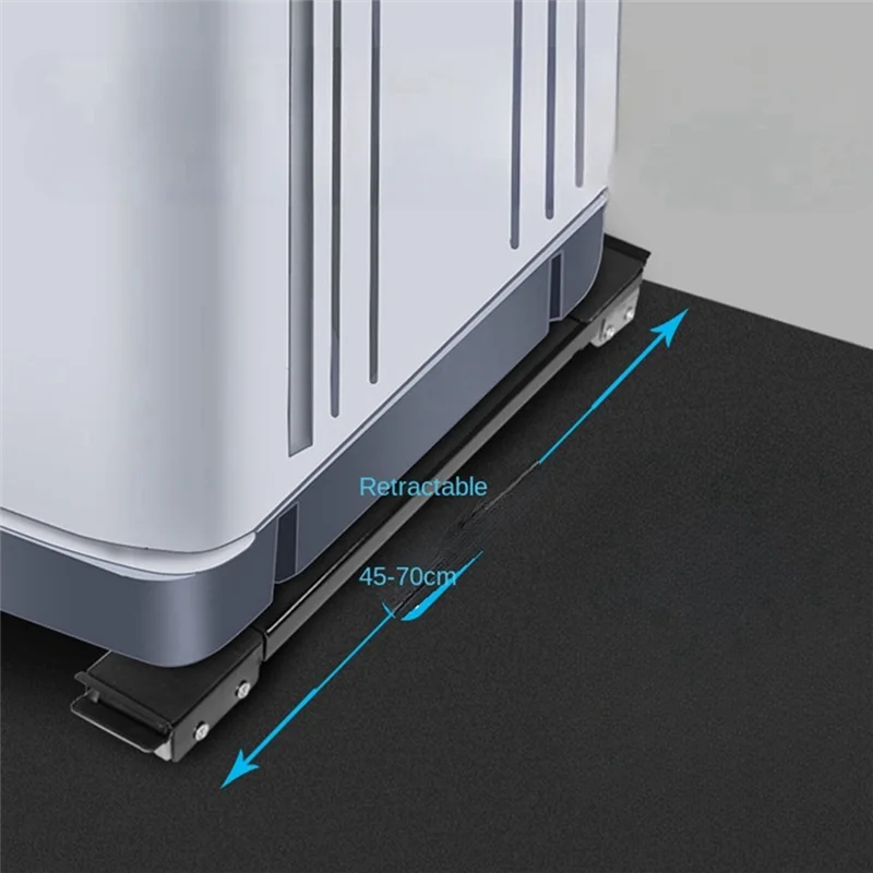 

Adjustable Movable Base For Refrigerator And Washing Machine-Roller Bracket With 16 Wheels To Enhance Stability-AT36