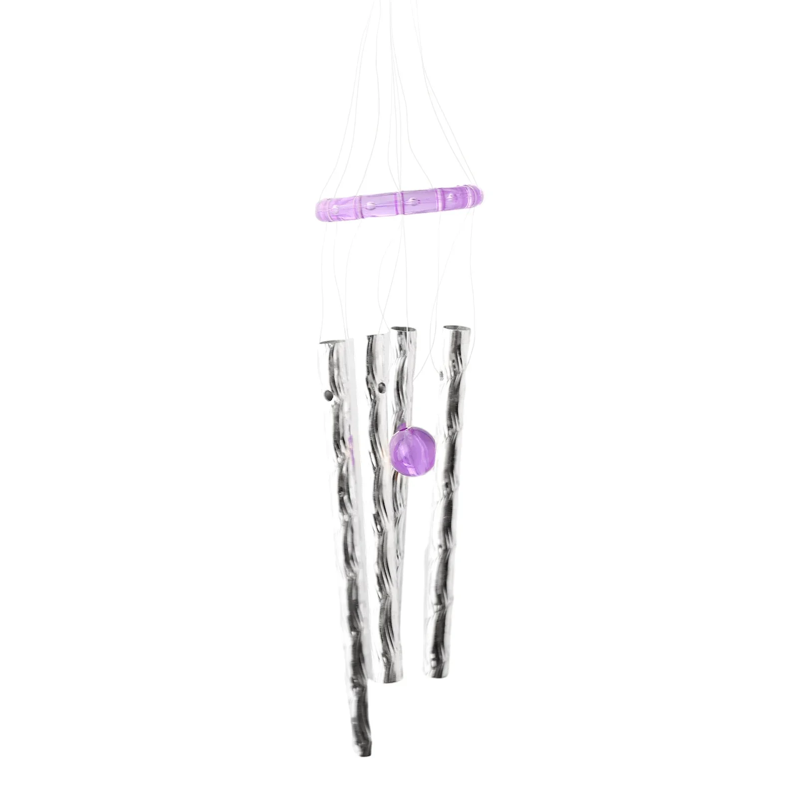 Yard Wind Chime Butterfly Garden Home Decor Metal Tubes Outdoor Ornament Healthy Smooth Necessary Small Mascot