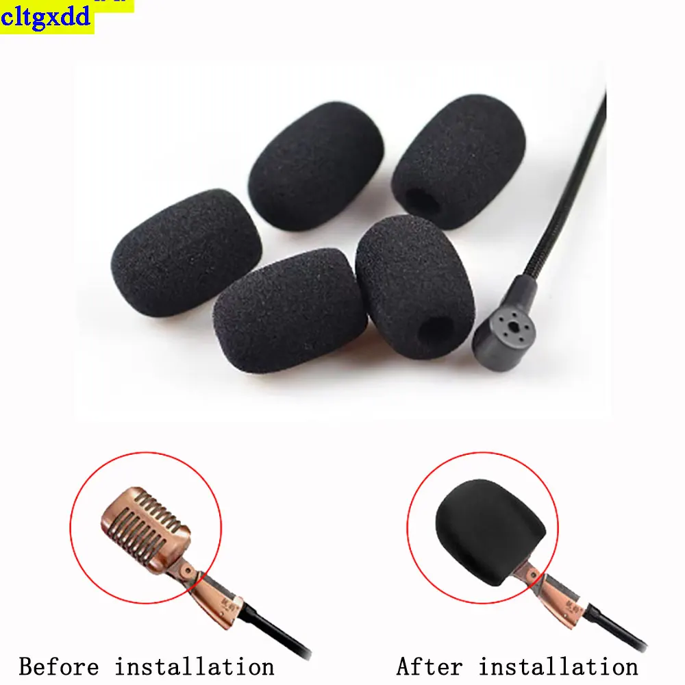 cltgxdd, 2 шт., подходят для микрофона, защитный чехол из пенопласта, губчатый чехол для наушников, противоударный пылезащитный чехол