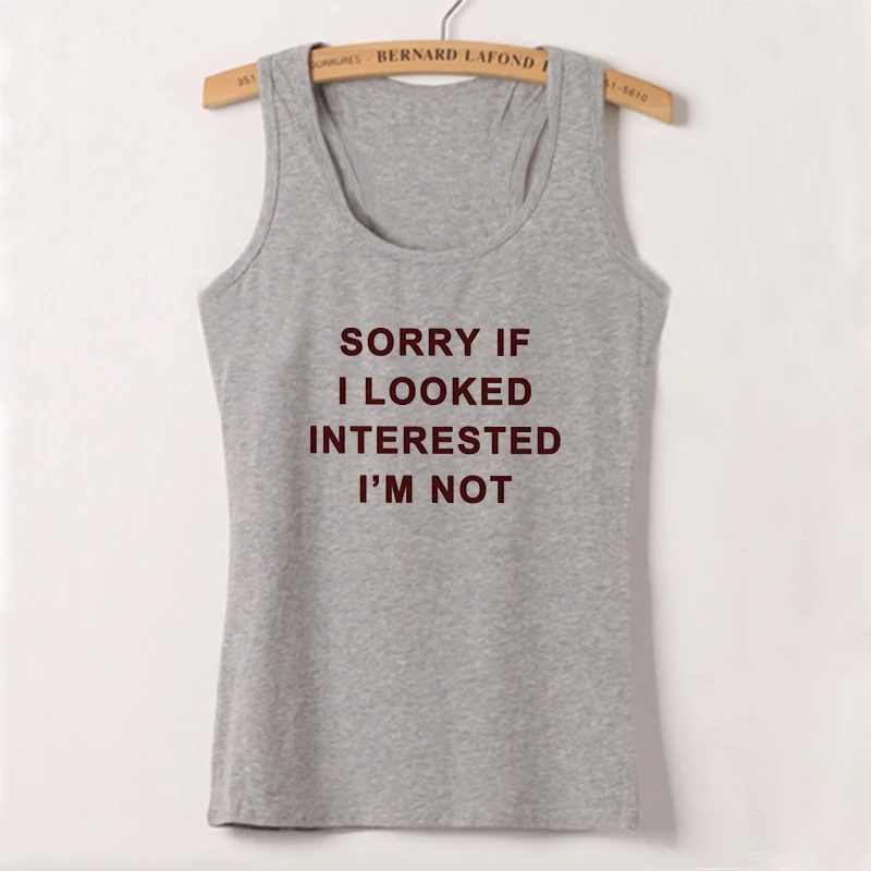 

Майка женская с принтом букв, облегающий топ без рукавов, с графическим принтом, модная повседневная бесшовная Базовая кофта на бретелях