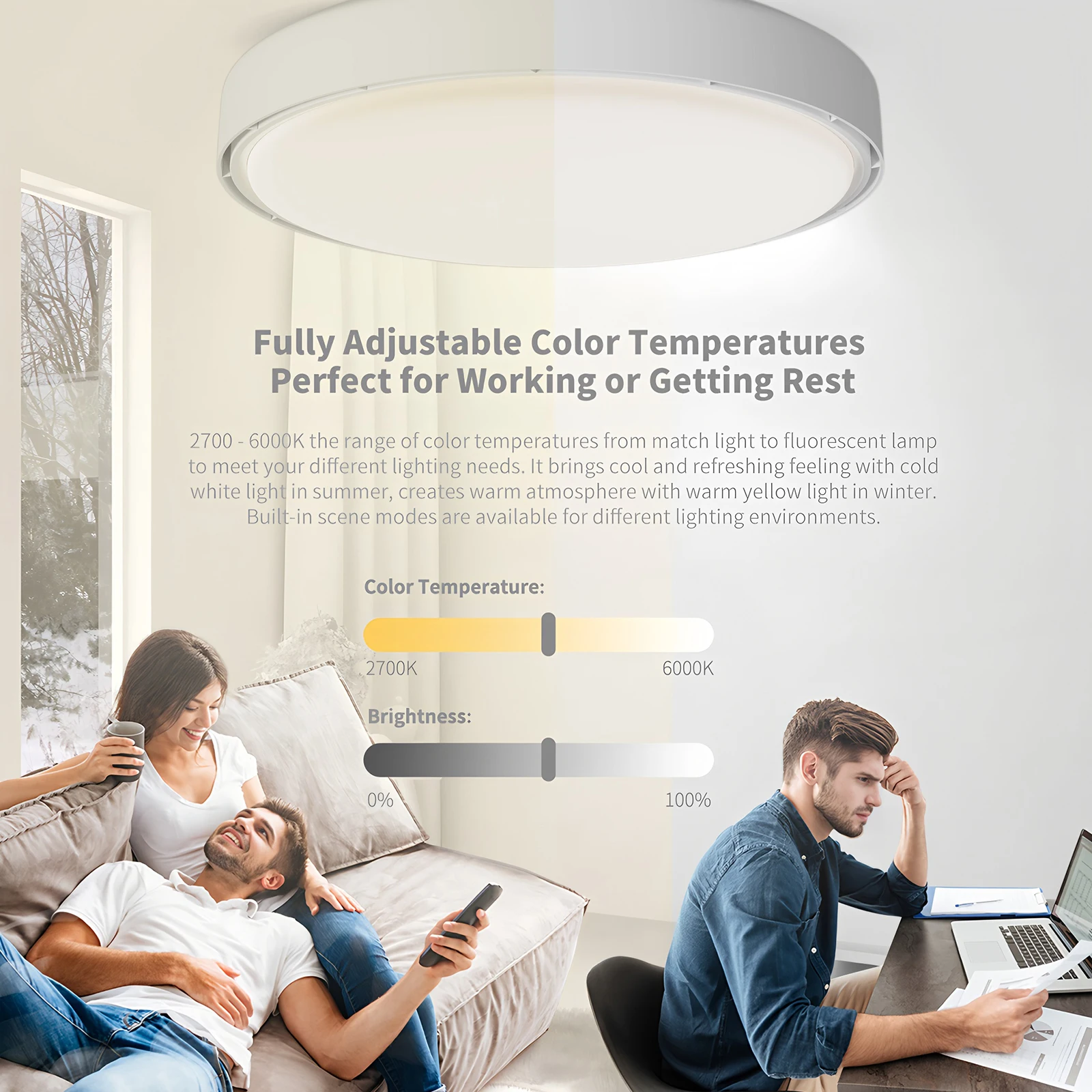 LED مصباح السقف مروحة عكس الضوء ثريا تركب بالسقف غير مرئية مروحة السقف الخالية من الشفرة مع ضوء التحكم عن بعد غرفة نوم مراوح كهربائية