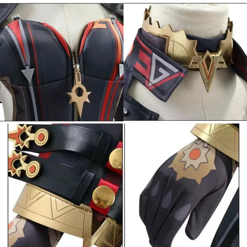 Genshin Impact Mavuika Cosplay Costume Pyro Archon Game Suit Women Sexy Uniform Cosplay Costume Halloween Party Costume