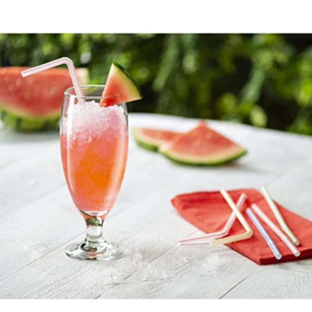 50-6000PCS Top Colorful & Black Drinking Straws cocktail Straw Beverage Straw Bar Party Wedding Kitchen Cola pajitas Wholesale