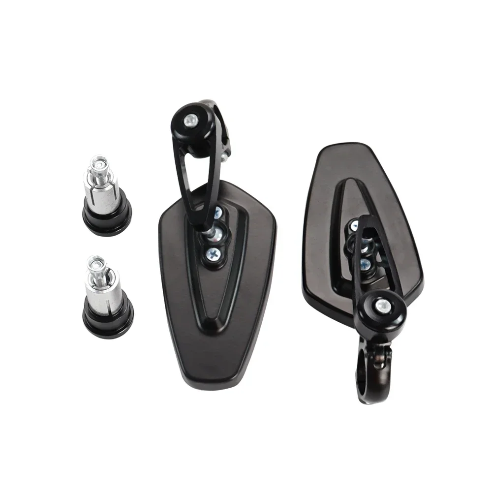 SDTW Motorcycle 360 Degree Swivel Universal 7/8" Handle Bar End Billet Aluminum Side Rearview Mirror For Haonda Yamaha Suzuki image 4
