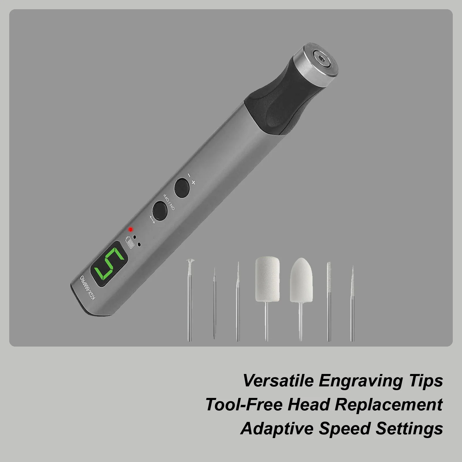 

Гравировальная ручка, беспроводная 5-скоростная ручка для резьбы, гравировальная ручка с регулируемой скоростью для электронного продукта, дерева, камня, металла, стекла, гвозди