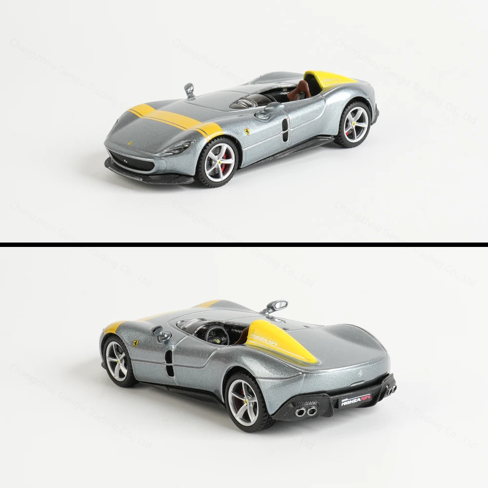 Bburago 1:43 Ferrari Monza SP1 Static Die Cast Vehicles Collectible Model Car Toys