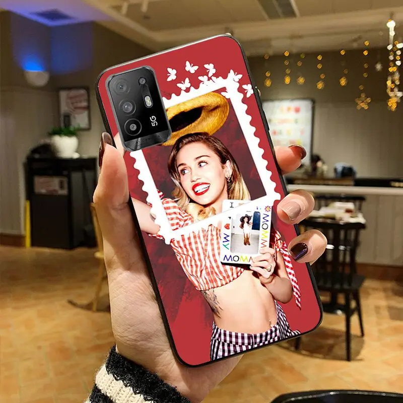 Miley Cyrus funda Phone cover For OPPO A74 A78 A98 A94 A54 A72 5G A57 A96 A53 A9 A73 2020 A53S 4G Cases coque