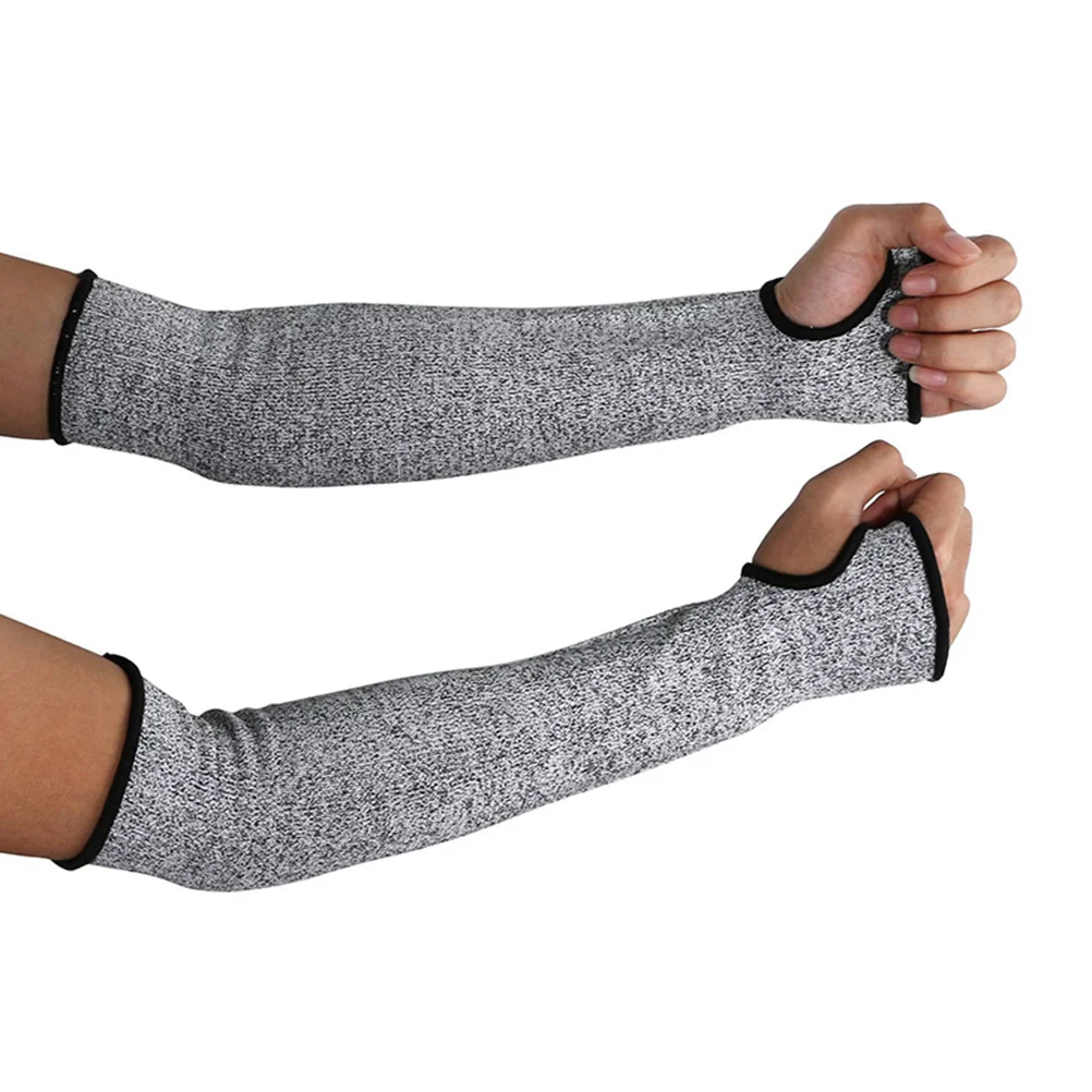 زوج واحد من أكمام الذراع المقاومة للقطع خفيفة الوزن وقابلة للتنفس لخط تجميع اختيار البستان معدات سلامة العمل #1