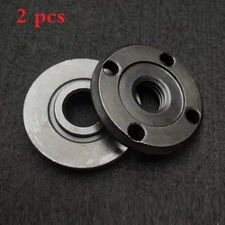 2pcs Flange Nut Set Tools Thread Angle Grinder Replacement 40mm Diameter 30mm Hole Spacing Angle Grinder Accessories