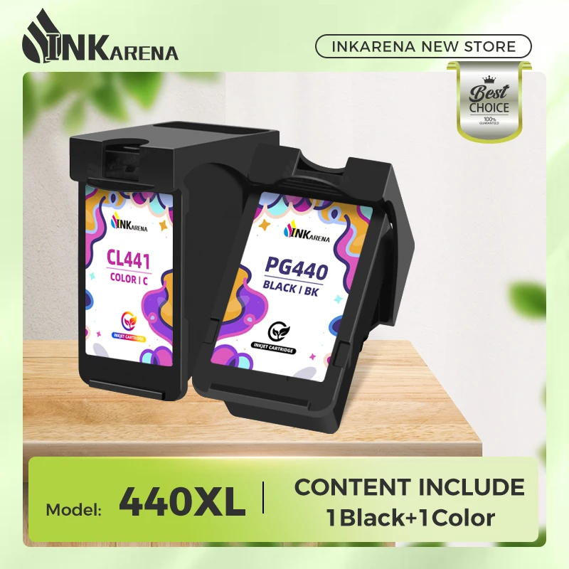

PG440 CL441 Cartridge Replacement for Canon PG 440 CL 441 440XL Ink Cartridge for Pixma MG4280 MG4240 MX438 MX518 MX378 Printers