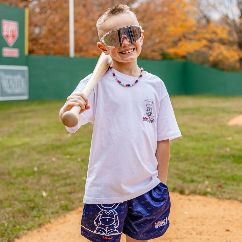 

Youth Fashion Casual Sports Shirt Baseball Lifestyle cotton 101 Backyard Blueprint Tee Men Oversized Breathable Comfortable Top