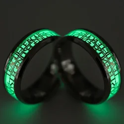 Fashion League Of Legends Game LOL luminous Ring Ladies Stainless Steel Luminous Men's Jewelry Party Carnival Exquisite Gift