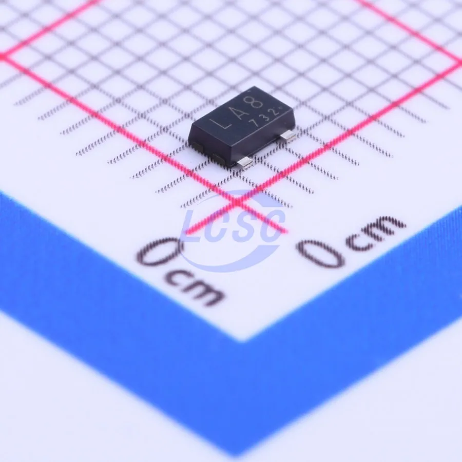 10pieces/Original TCS40DLR,LF LA8 Hall Effect Sensor 3-Pin SOT-23F Digital Output Magnetic Sensor Open-Drain Output