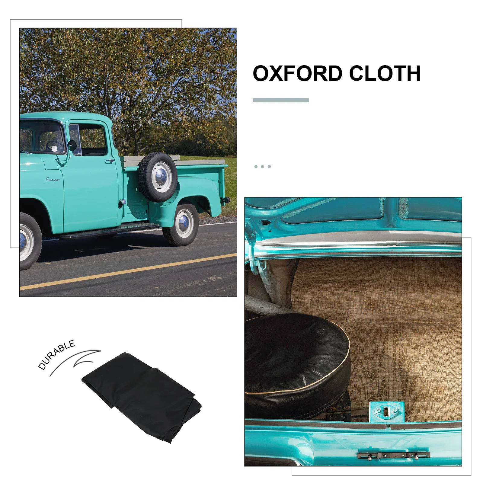 

Tire Cover Waterproof Oxford Cloth Tire Protector Cover Thickened Non-Scratch Backing Secure Fit for Car Truck Camper Wheel