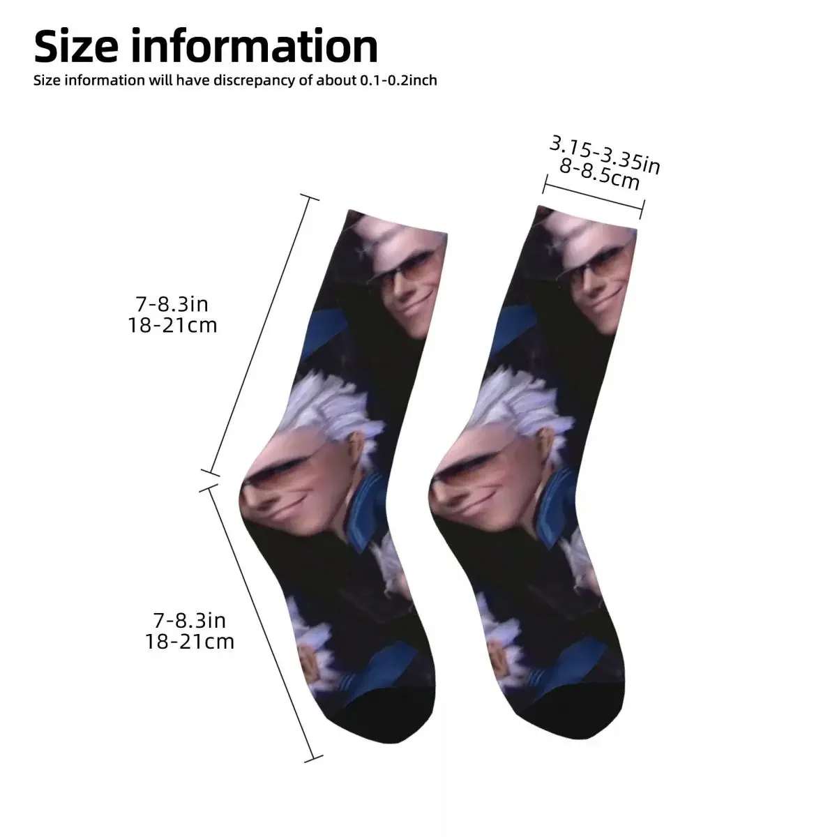 Vergil From The Devil May Cry Series Socks Harajuku High Quality Stockings All Season Long Socks for Man Woman Birthday Present