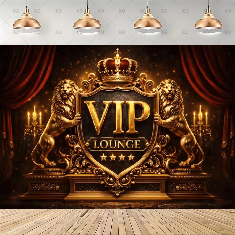Sfondo di Lusso con Corona Dor - Party Banner Gold recensione e prezzo