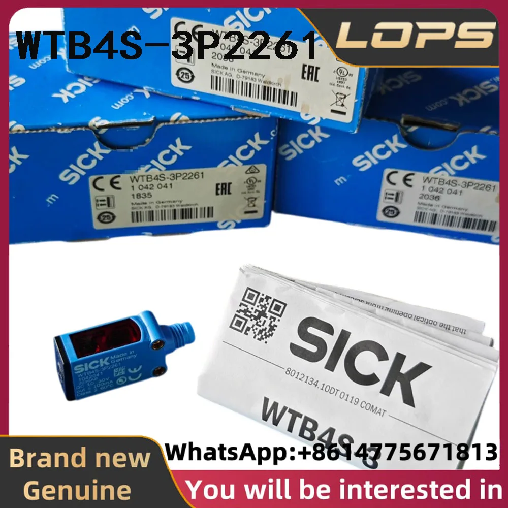 WTB4S-3P2261 Brand new original SICK Order number 1042041 photoelectric sensor,  welcome to consult