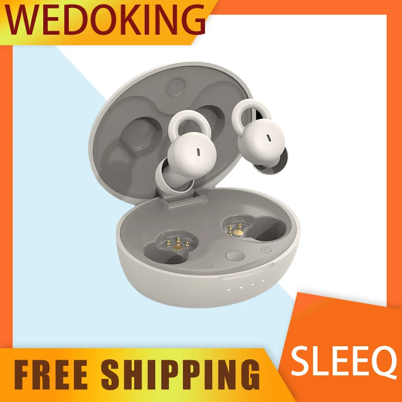 Wedoking 2nd Generation Bluetooth Earphone 2Grams Lightweight Custom True Wirless Sleep Earphones IPX6 Noise-Reducing Ear Buds