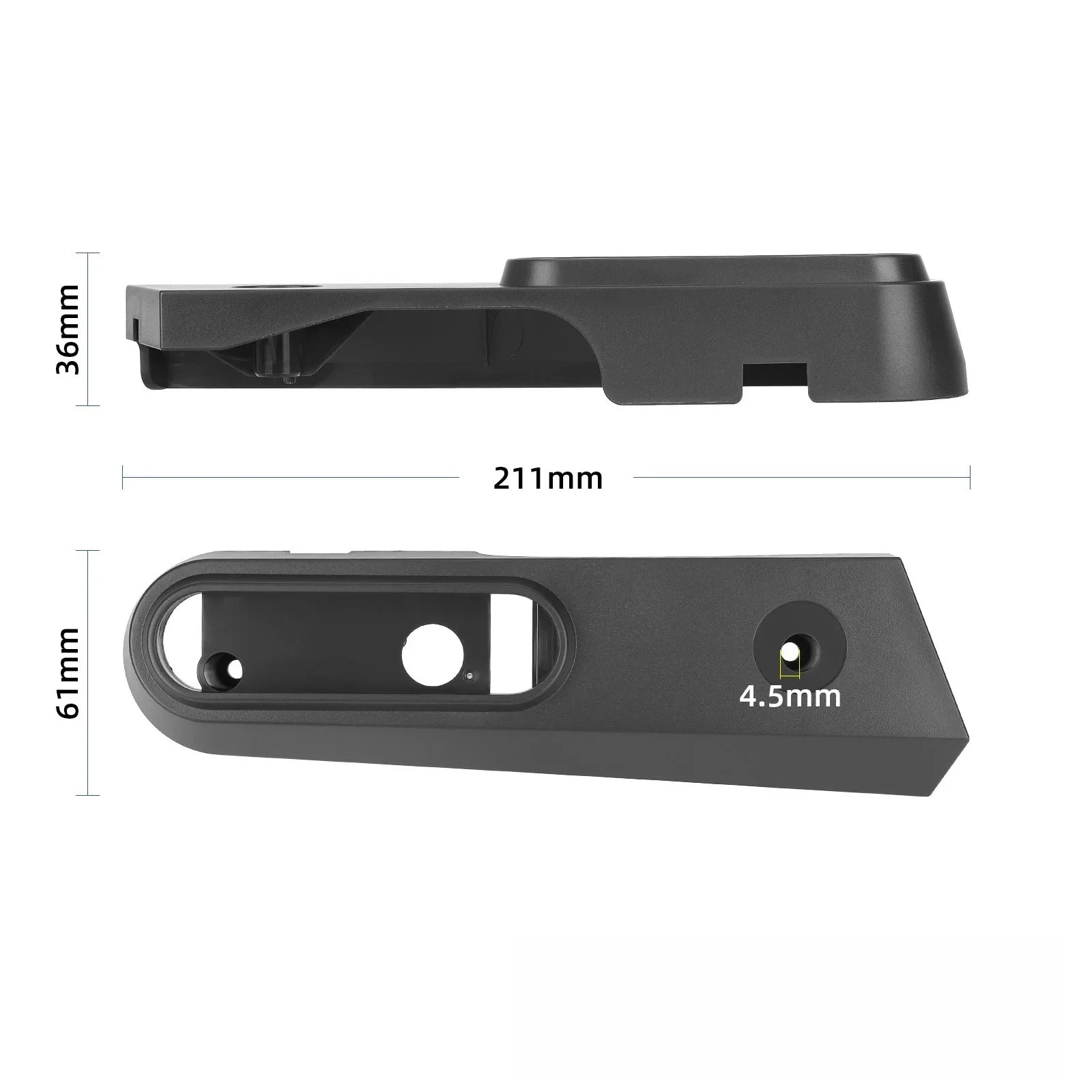 Rear Fork Decorative Cover Side Shell for Xiaomi 5 Max Electric Scooter Reflector Base Caps Bracket Reflective Sheeting Base