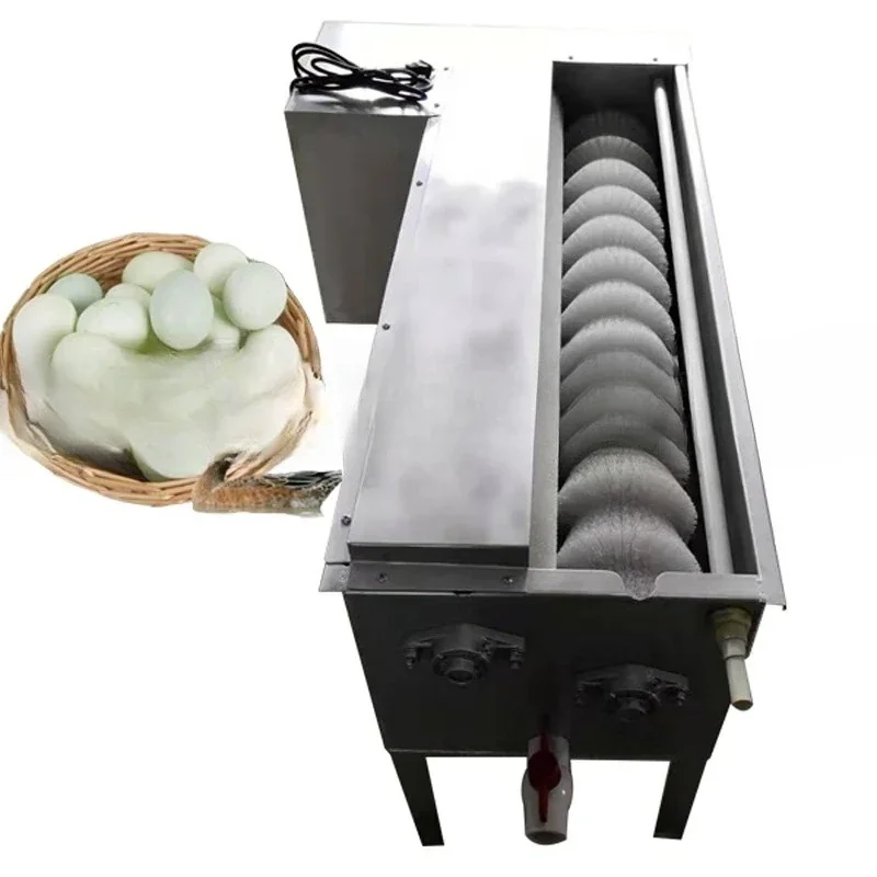 

2000-3000pcs/h Egg washing machine, brush washer, salted duck egg machine,egg washer, high efficiency