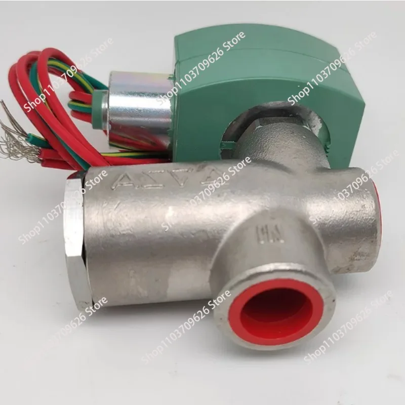 8223G010 220V AC 2-Way Solenoid Valve, Fluid Pressure Control Valve for Air, Water & Oil