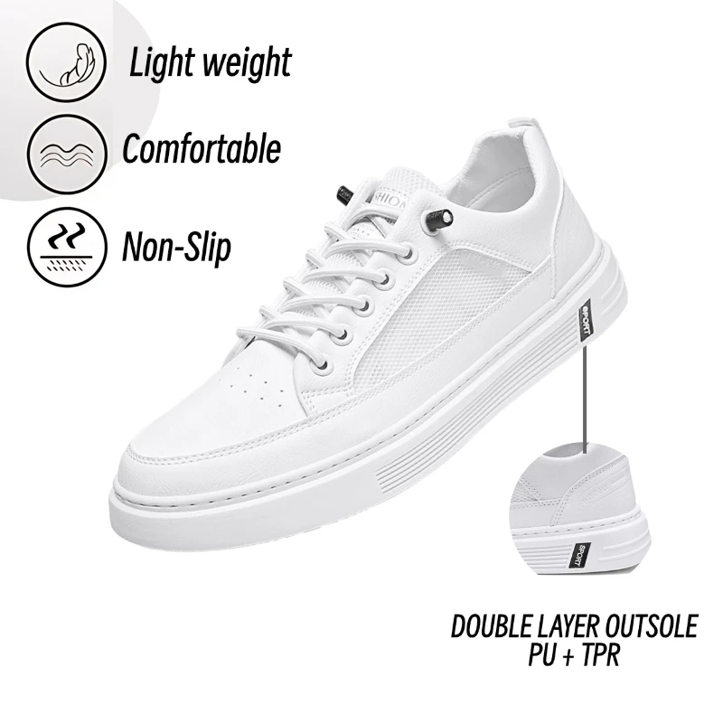 รองเท้าลำลองแฟชั่น พื้นเรียบ น้ำหนักเบา ทันสมัย ยอดนิยม สไตล์ศิลปะ อเนกประสงค์ เหมาะสำหรับนักเรียน ใส่ได้ทุกฤดู รองเท้ากีฬาผู้ชายแบบหุ้มข้อต่ำ