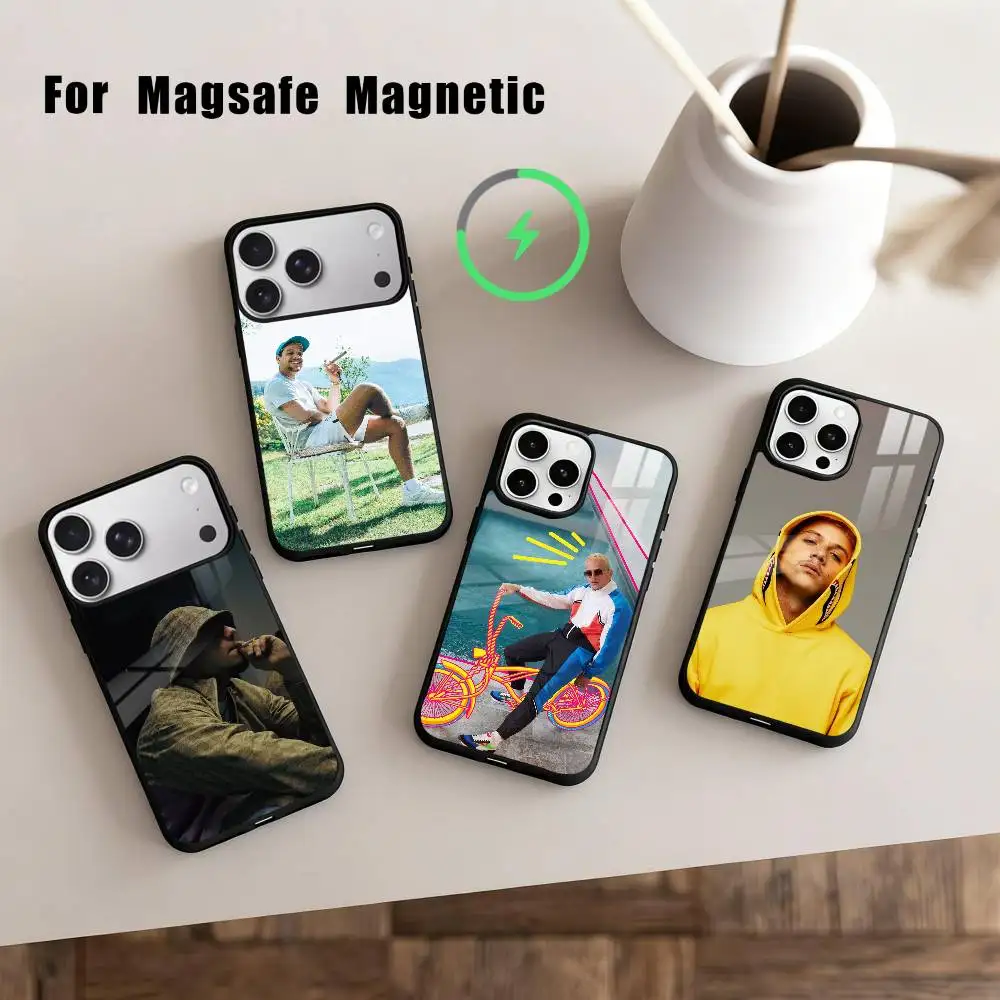 

R-Rapper M-Mathieu PLK F-French Phone Case For iPhone17,16,15,14,13,12,11 Plus,For Magnetic Wireless Charge Cover