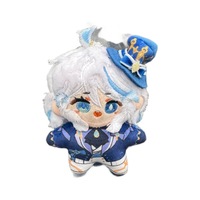 10cm Game Genshin Impact Furina Focalors Plush Doll Starfish Body Stuffed Toy Anime Cartoon Figure Keychain Pendant Xmas Gifts