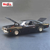 Maisto 1:18 1969 Dodge Challenger R/T Alloy Sports Car Model Diecast Metal Muscle Racing Vehicles Car Model Simulation Kids Gift