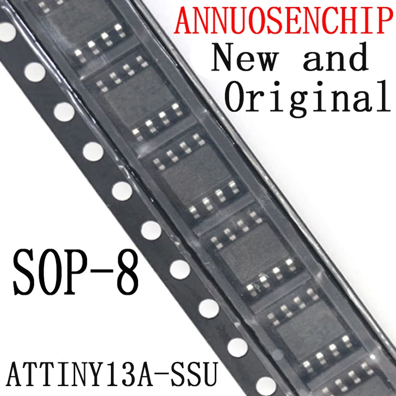 100PCS New And Original SOP8 ATTINY13A SOP TINY13A SOP-8 13A-SSU SMD IC ATTINY13A-SSU