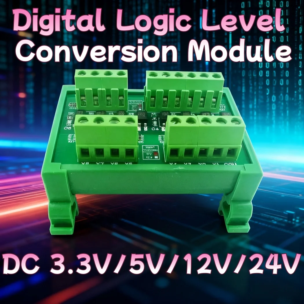 

DC 3.3V/5V/12V/24V Digital Logic Level Conversion Module PNP/NPN to NPN PNP MCU PLC IO Switch Signal Isolation Protection Board