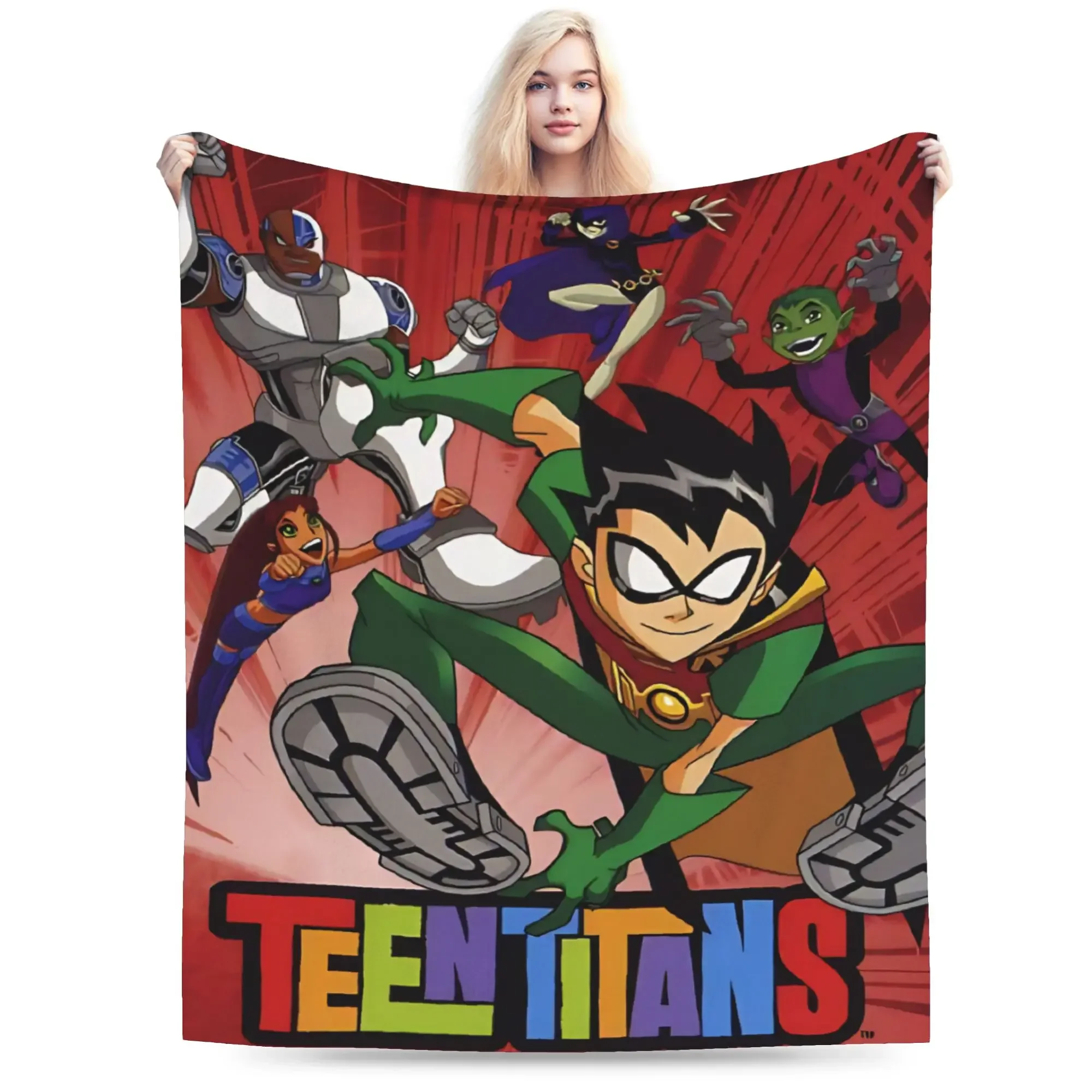 

New Arrival Teens Titans Go Beast Boy Blanket UltraSoft Fleece Comfortable Throw Blanket Machine Washable