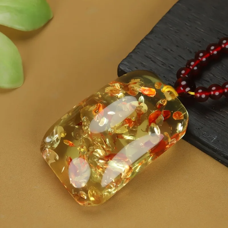 

Beeswax Necklace, Suitable for Men and Women, Elegant Style, Exquisite and Simple Jewelry