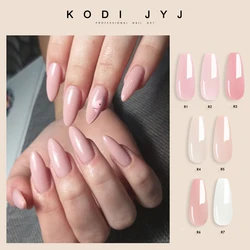 KODI JYJ Natural Rubber Base Gel 12ml Nude Color Gel Varnish for Nails Semipermanent uv led Milk Camouflage Base Manicure Gellac